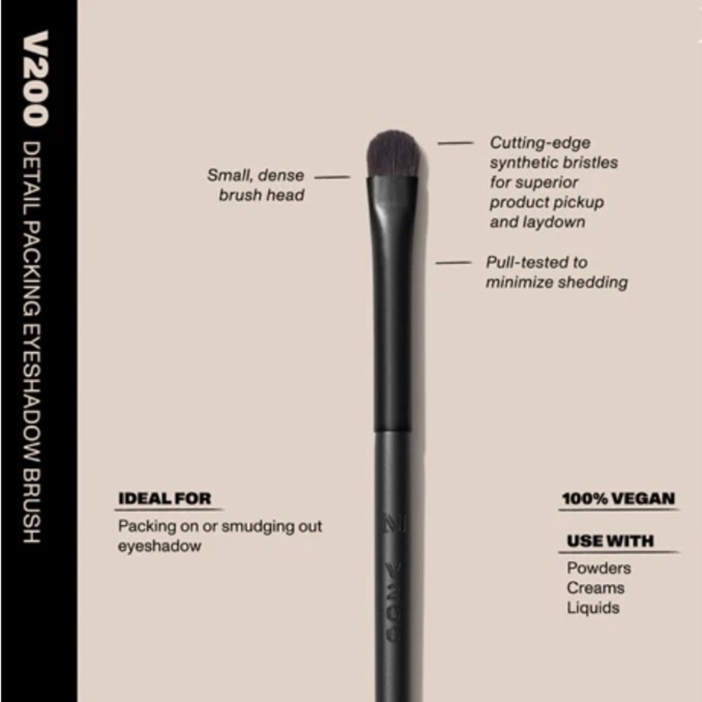 Morphe- V200 DETAIL PACKING EYESHADOW BRUSH